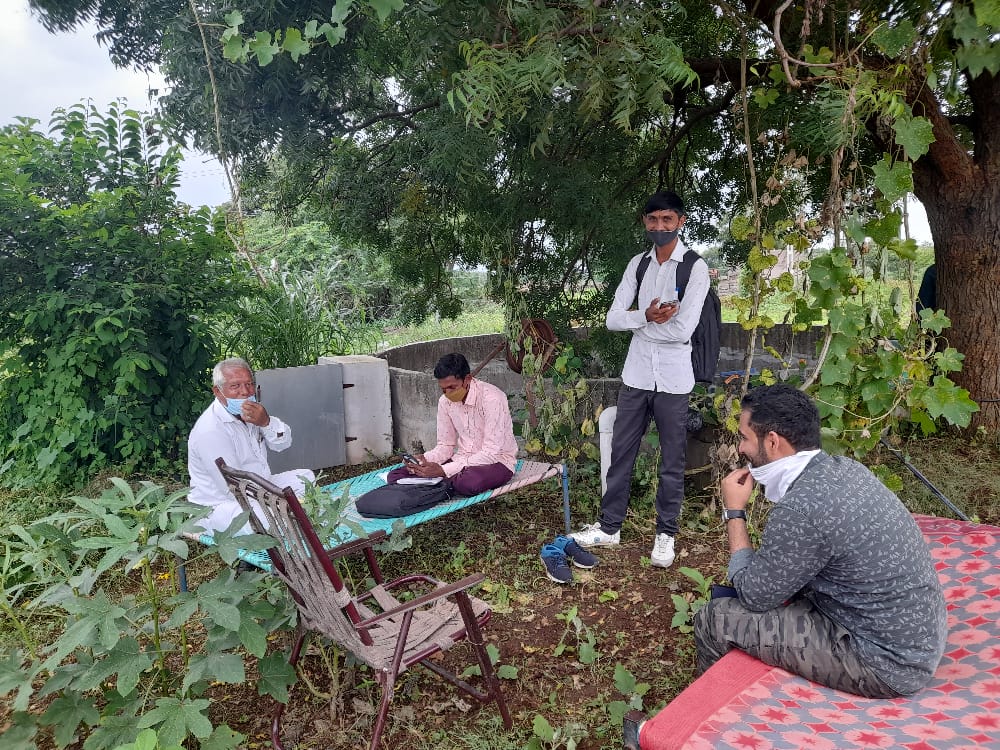 Sensitization training session with farmers to reduce crop residue burning in Punjab, India. Photo by P. Gandhi
