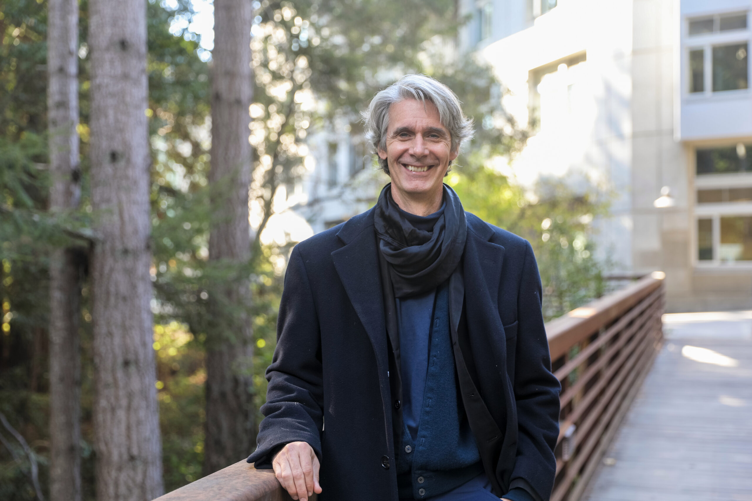 Portrait of Ted Holman on Science Hill.