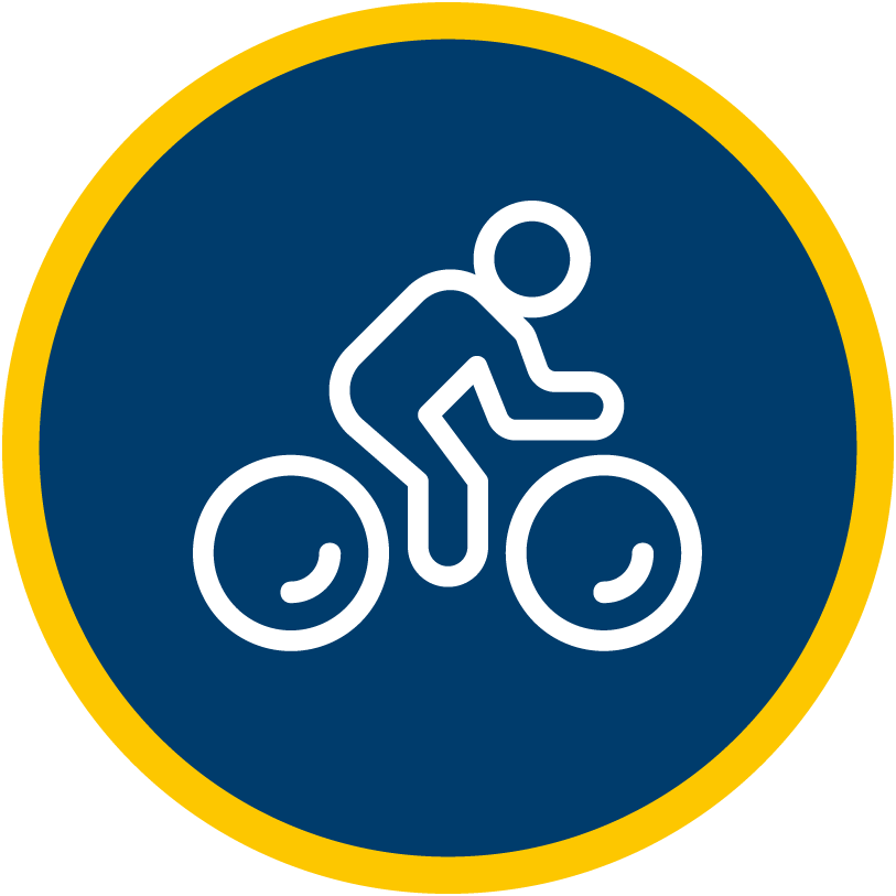 Icon of someone on a bike